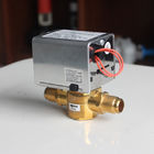 230VAC 3 Way Motorized Zone Valve BSPP Connection For FCU Chilled Water
