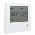 White Wall Mounted AC Digital Room Thermostat With CE Certificate