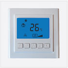 Digital LCD Room Thermostat HAVC Fan Coil Unit 3A Current Load ABS Material