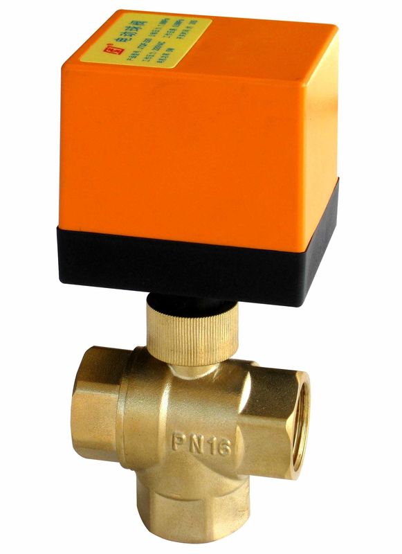 IP55 Motorized Water Valve Ball Structure / Motorised Ball Valve CE Listed