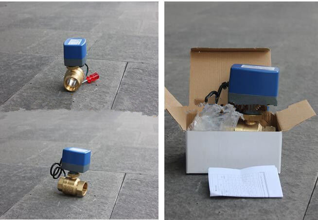 Durable Brass Electric Motor Control Ball Valve 15-18S Running Time