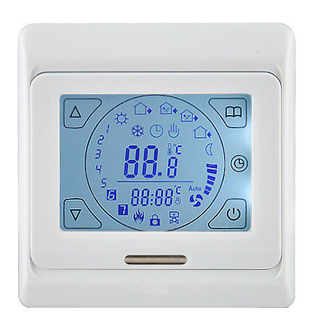 Programmable Touch Screen Room Floor Weekly Heating Thermostat with big LCD screen