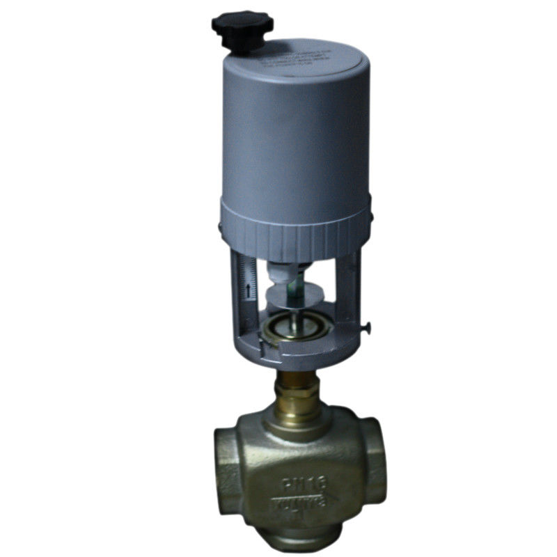1.6MPA Heat Control Modulating Water Valve AC24V With Cast Aluminum Holder