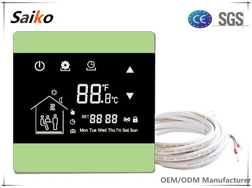 Programmable Heating Thermostat For Floor Heating , CE Approval