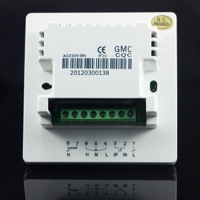 50/60Hz Digital Temperature Controller Thermostat 3- Speed Fan Control