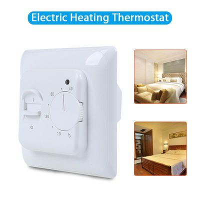 Manual Underfloor Heating Thermostat with Floor Sensor and 3m Length Cable