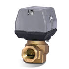 2 Way / 3 Way Brass Motorized Zone Valve 1.6MPA For Cold And Hot Water
