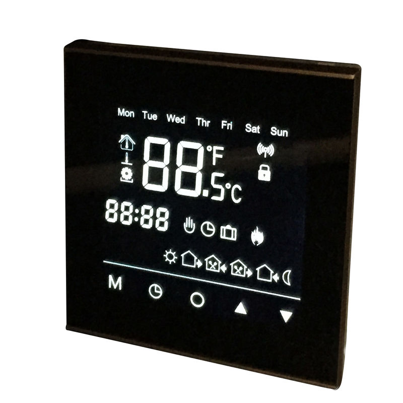 CE Standard Wifi Touch Screen Thermostat For Residential Buildings