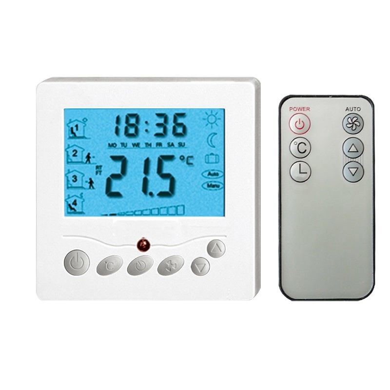 Electric Heated Programmable Floor Thermostat With Remote Control